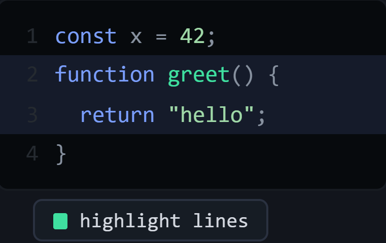 Highlight popup demo